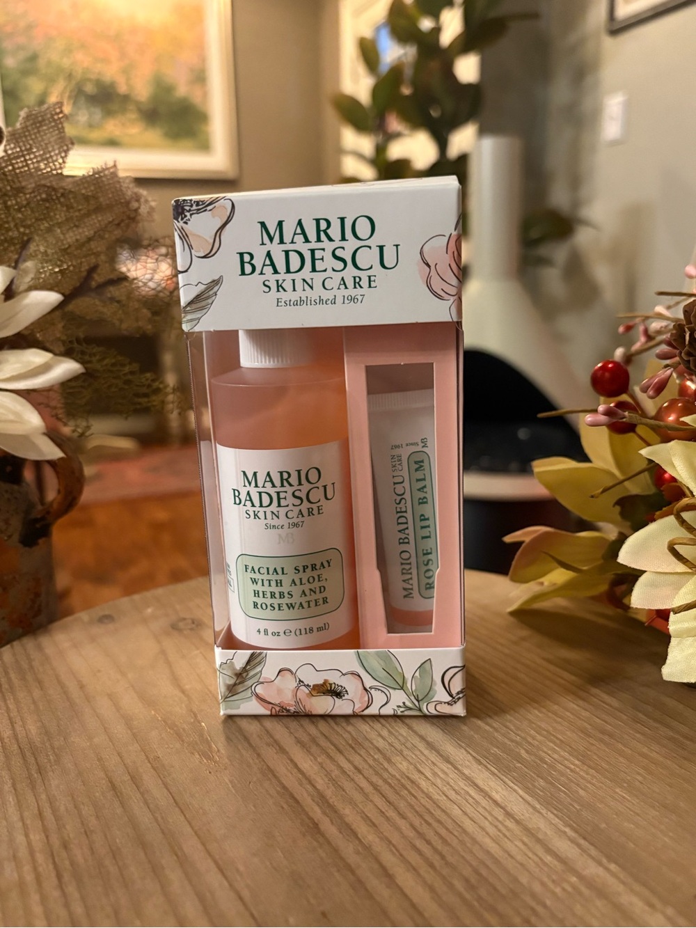 Mario Badescu Rose Lip & Mist Duo Gift Set